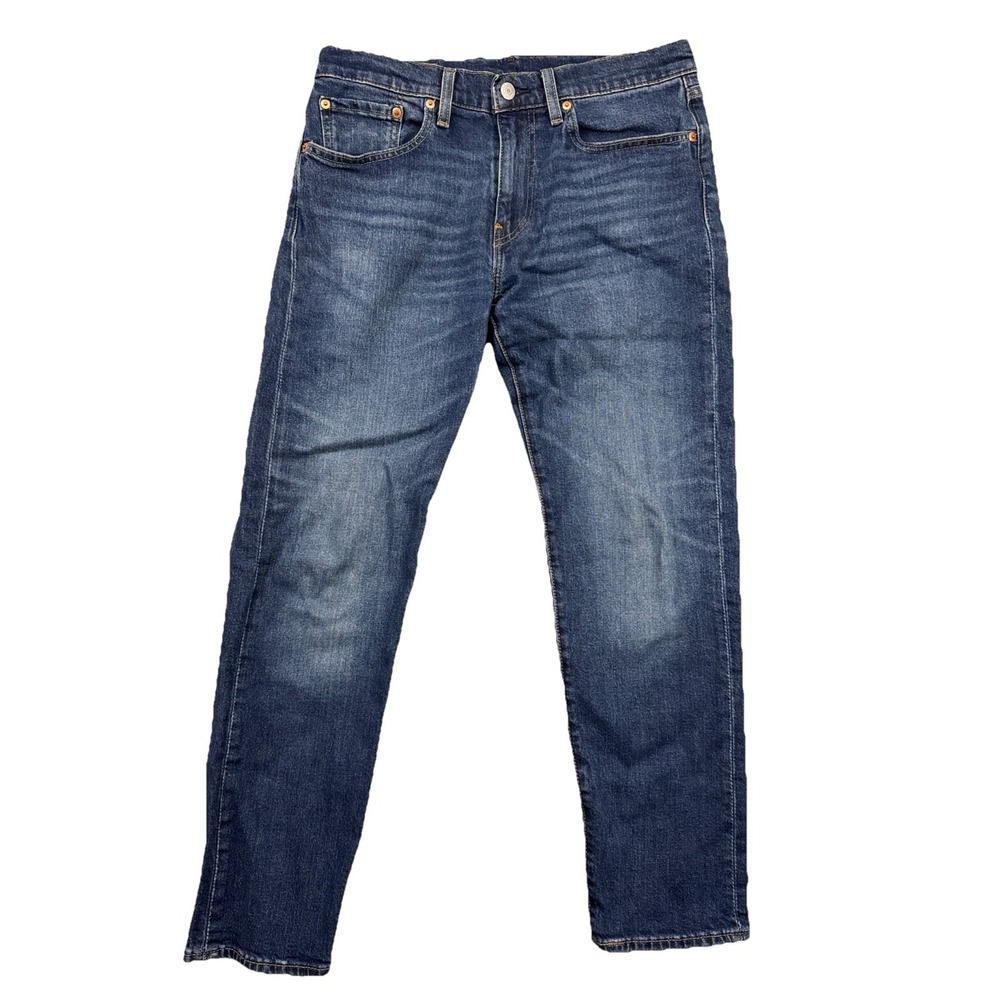 Levi's Premium 502 31x30 Tapered Blue Denim Jean